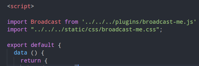 vue中使用此框架