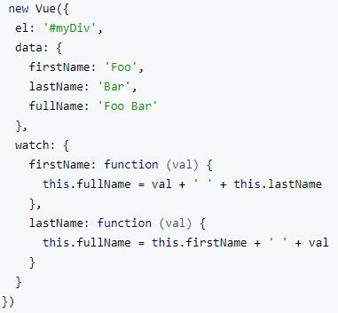 Vue中computed VS watch 区别 及computed VS method区别