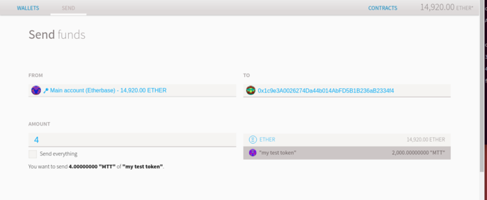 以太坊开发代币