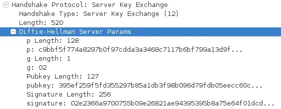 server Hello 信息