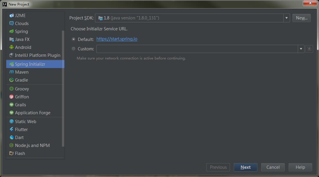 Spring Initializr 创建项目