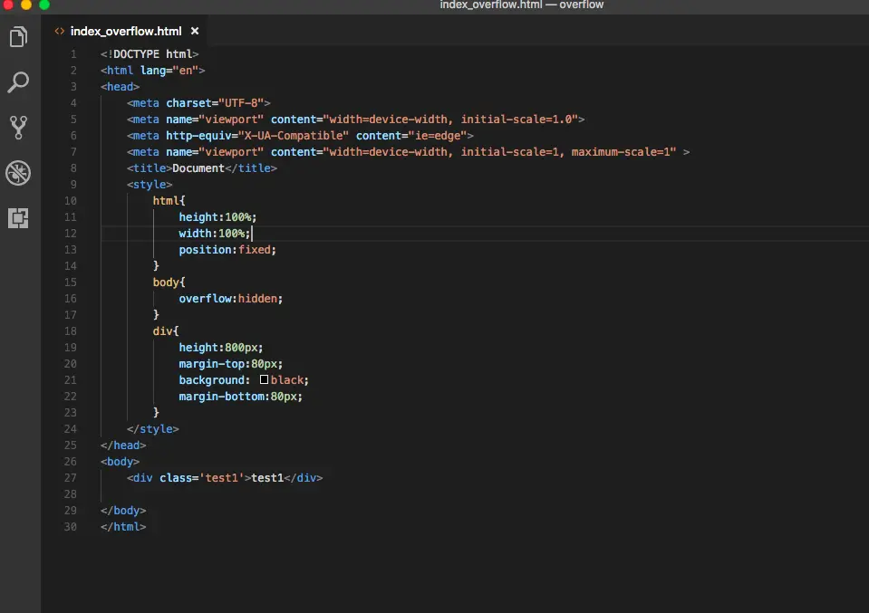 《关于在移动端 body overflow：hidden 无效的问题》