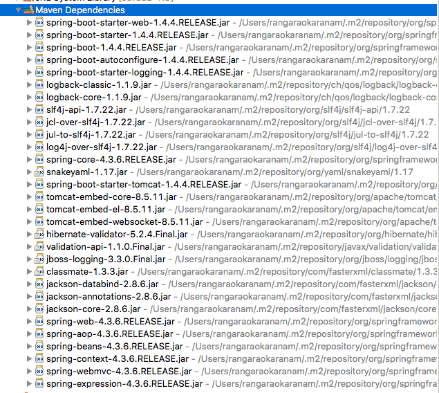 spring boot starterweb