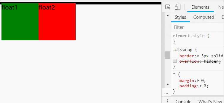 清除浮动，计算高度