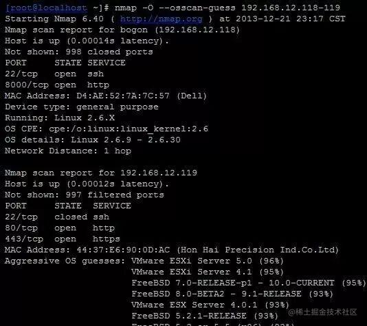 Linux 网络探测和安全审核工具 nmap 应用实践