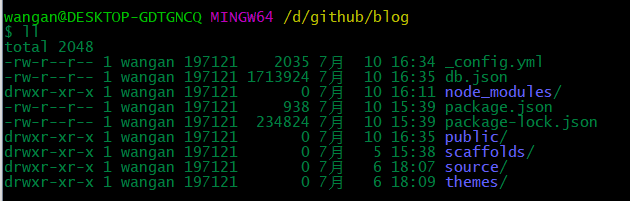 我的博客目录结构：d:/github/blog