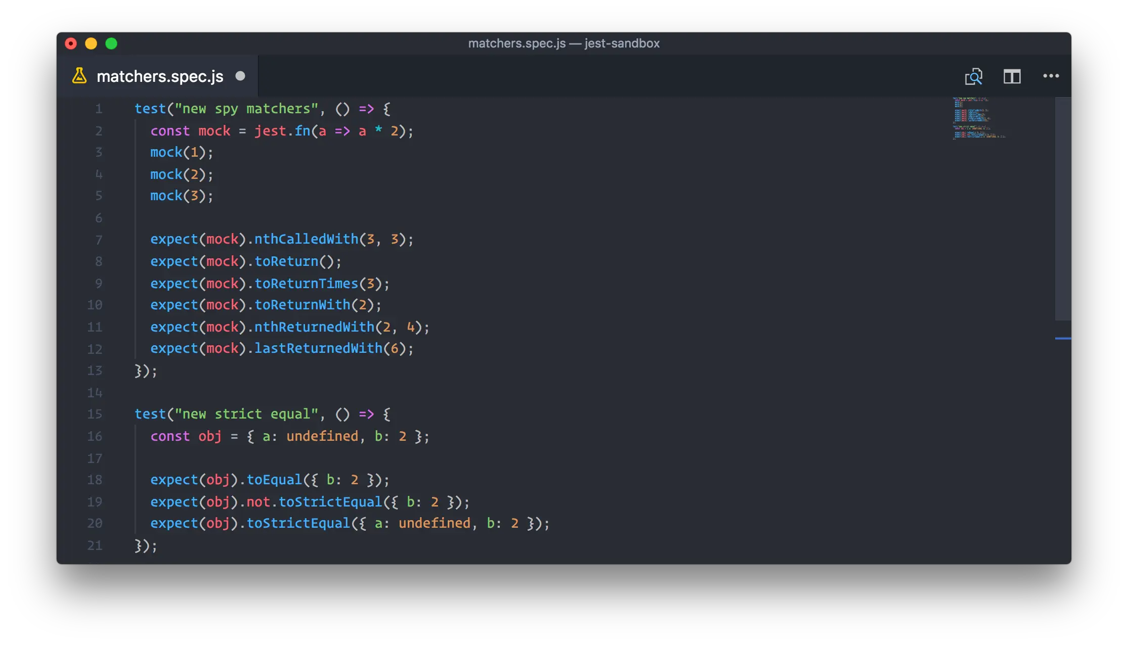 New matchers in action