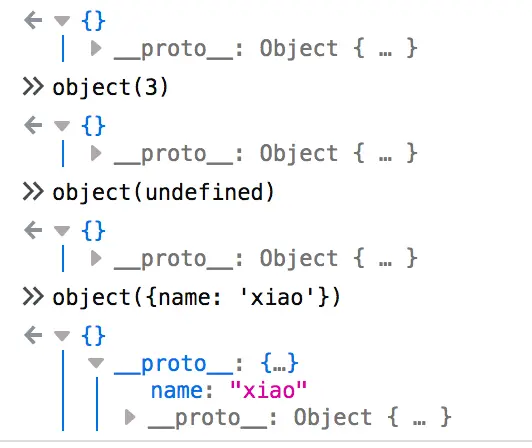 通过object创建对象