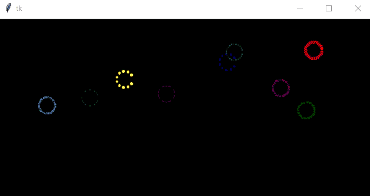 庆祝法国队夺冠用python放一场烟花秀