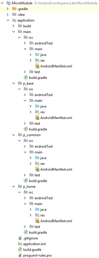 MicroModule工程结构
