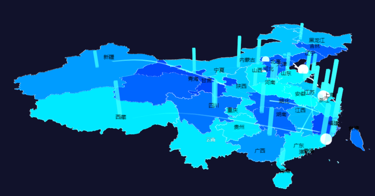 3D地图折射(仿阿里云dataV可视化) - Joanne杨玉飞 - Joanne杨玉飞