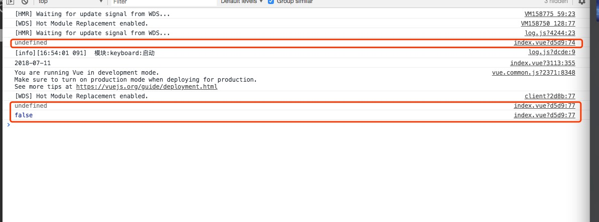 控制台显示的内容