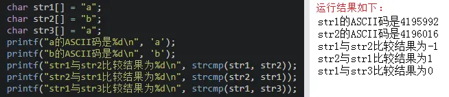 strcmp