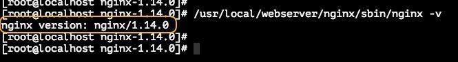 查看Nginx版本