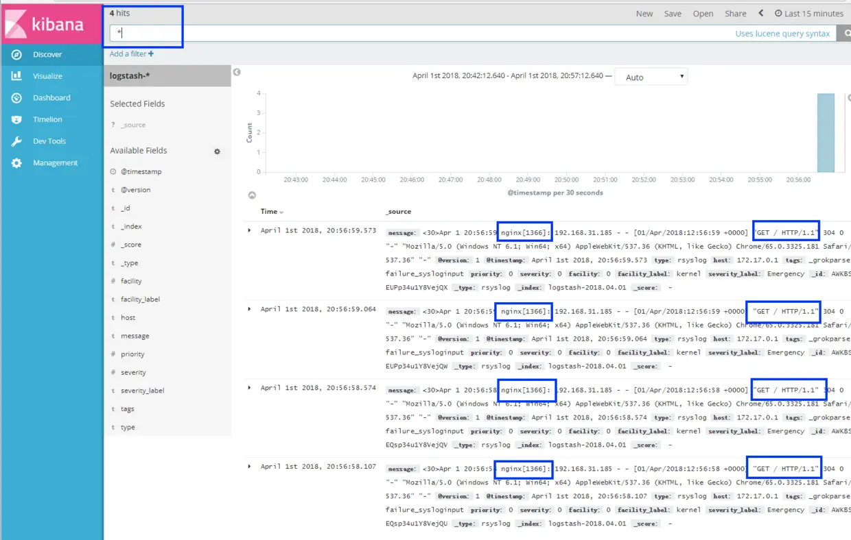 收集Nginx应用日志