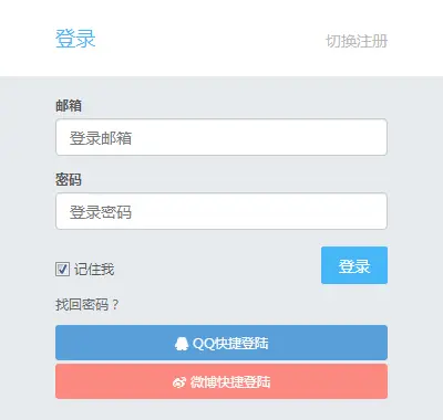 WORDPRESS插件FOXLOGIN快捷连接QQ与新浪微博接入登录