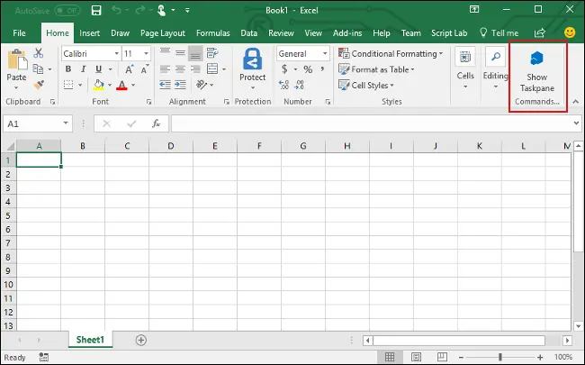 Excel Add-in button
