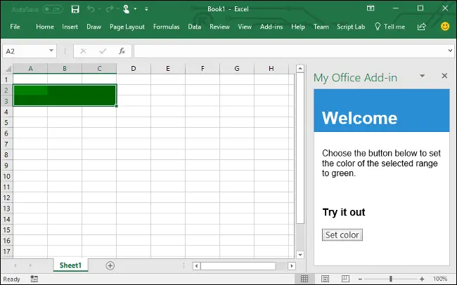 Excel Add-in