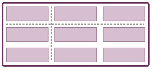 Grid Lines run between each track of the grid.