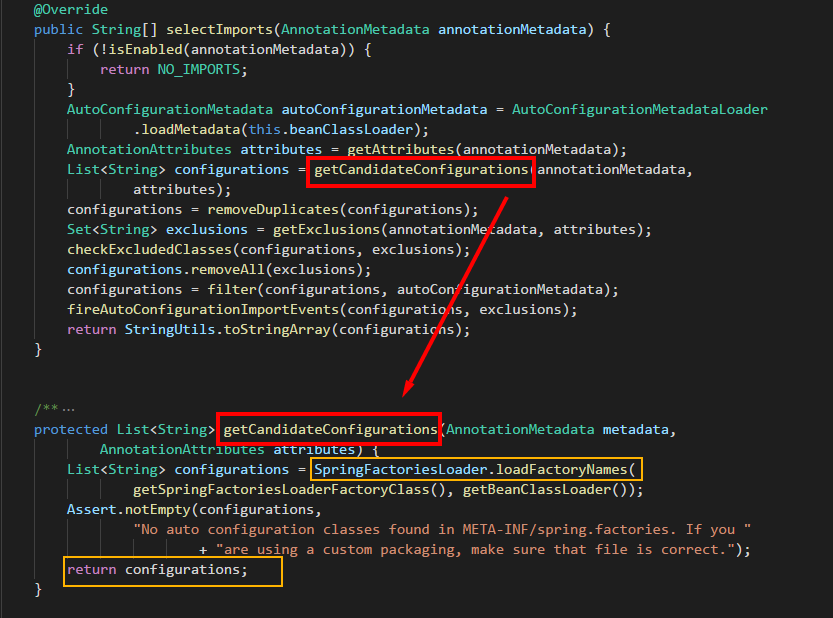 SpringFactoriesLoader.loadFactoryNames()