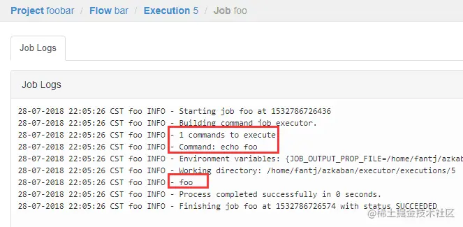 foo job log