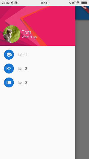自定义header的效果图