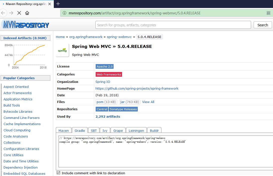 以下是 MvnRepository 提供的Maven坐标
