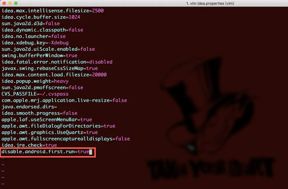 配置idea.properties