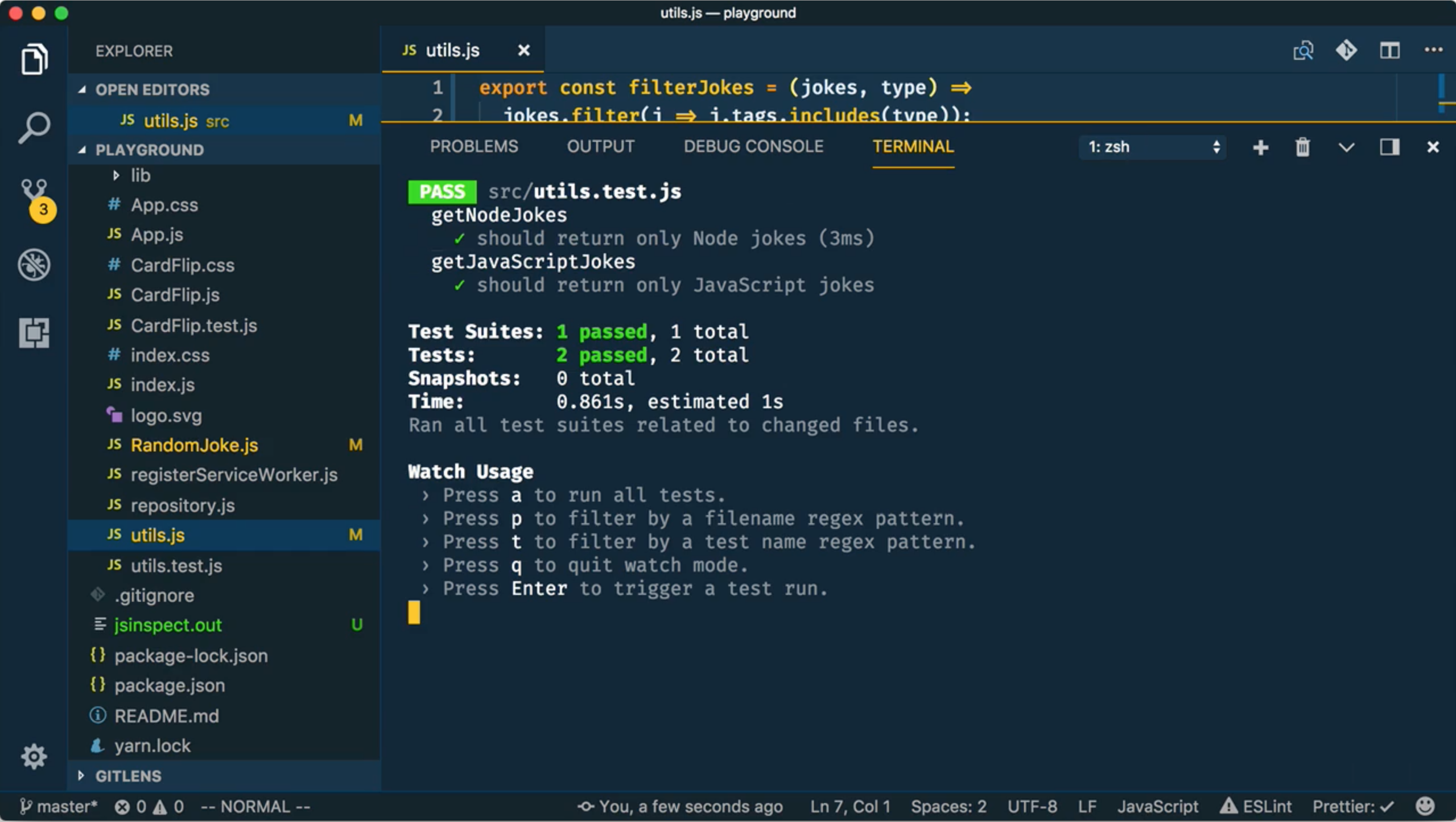 screenshot of jscpd on npm