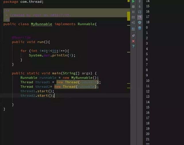 简单定义多线程