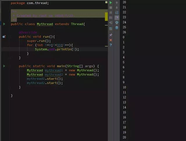 简单定义多线程