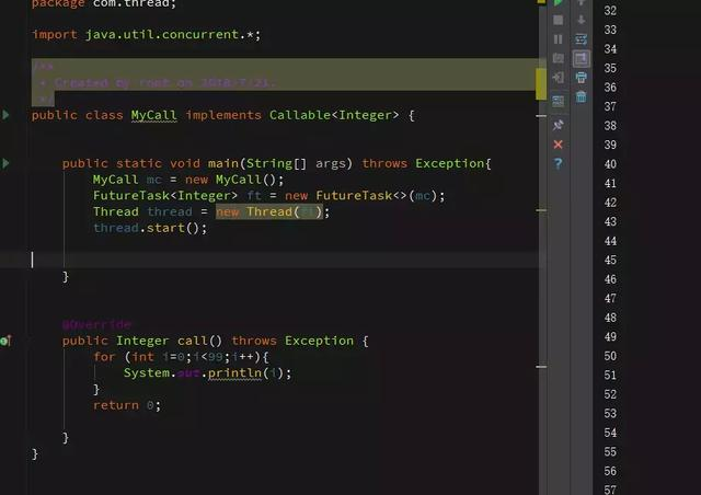 简单定义多线程