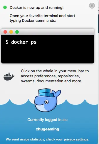 docker安装完毕
