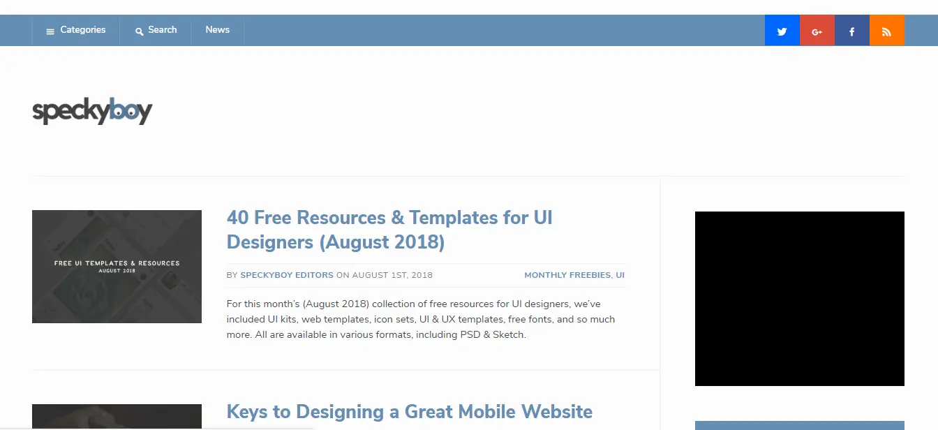 Web开发—Specky Boy