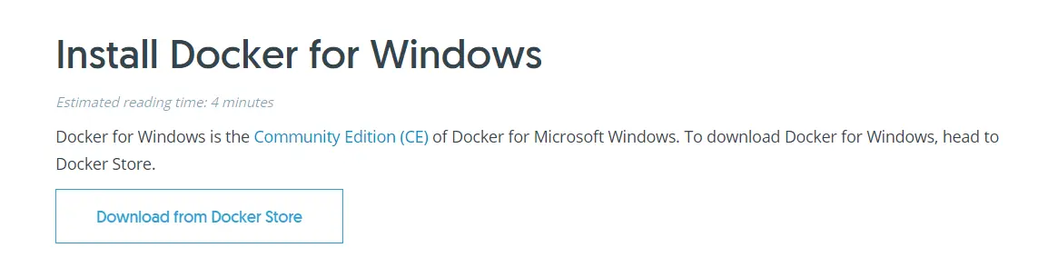 进入docker商店下载