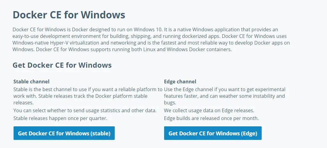 版本介绍Stable,Edge