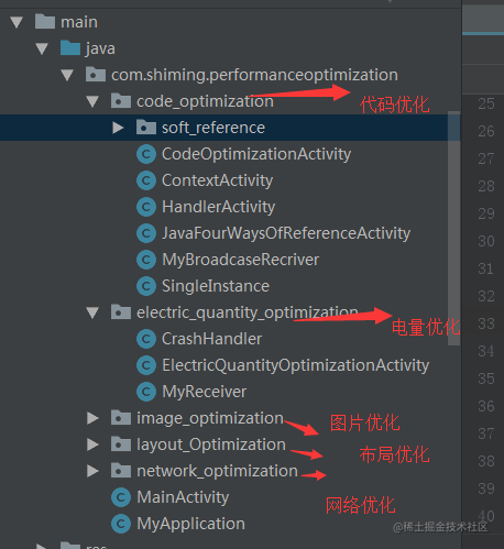 Android code, graphics, layout, network and battery optimization ...