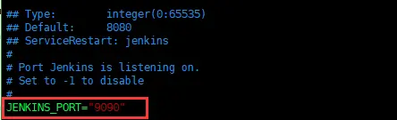 修改Jenkins端口