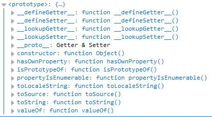 Object的原型对象