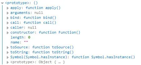 function的原型对象