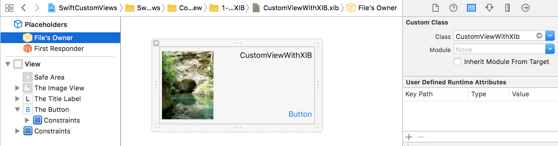 使用File's Owner关联文件
