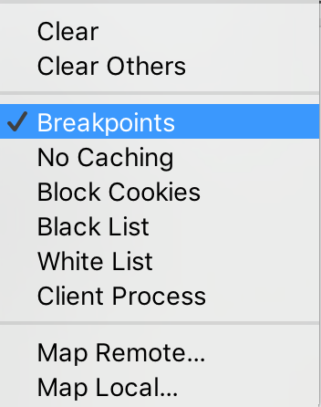 点击要设置断点的URL