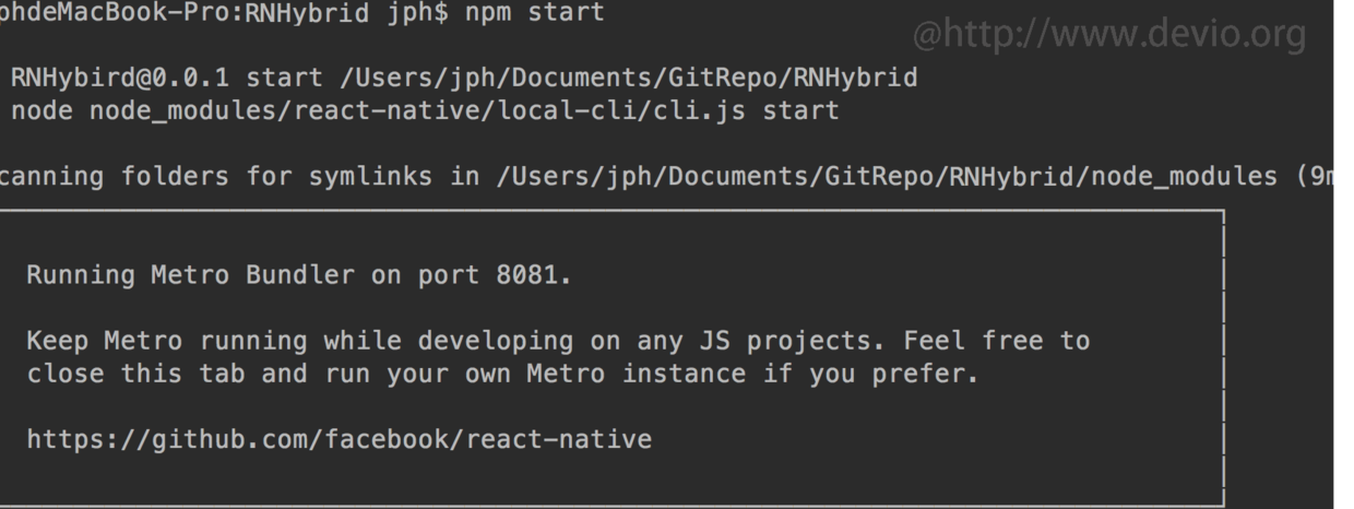 npm-start