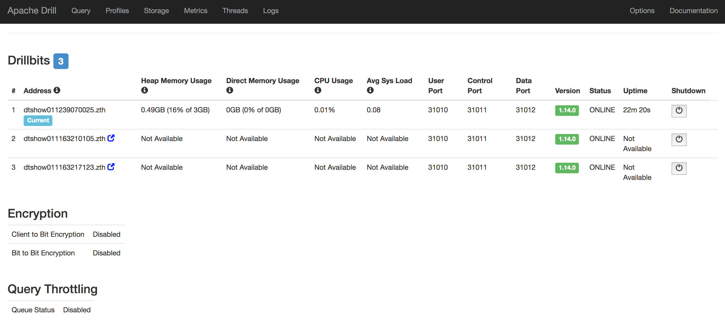 Drill页面 Drill页面