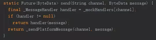 BinaryMessages.send()