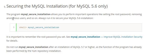 Linux centos安装mysql5.6/5.7（官网）