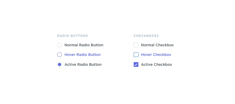 单选框/复选框设计规范