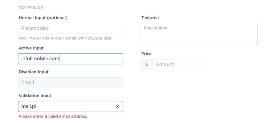 输入框设计规范