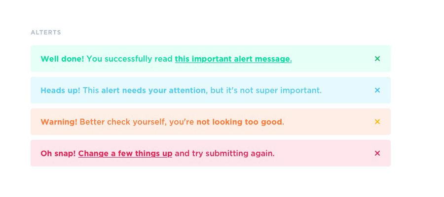 警告框设计规范