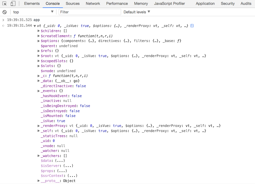 Vue实例和生命周期